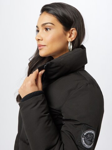 Superdry Winter Jacket 'Everest' in Black