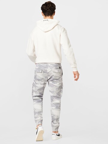 HOLLISTER Tapered Cargobroek in Grijs