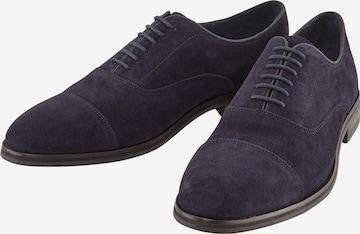 JOOP! Lace-Up Shoes 'Velluto Kleitos' in Blue