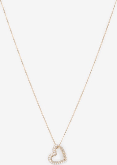 AllSaints Chaîne en or / transparent / blanc perle, Vue avec produit