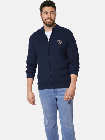 Charles Colby Gebreid vest 'Duke Thalaric' in Blauw