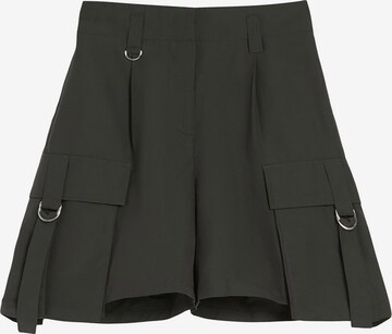 Bershka Loosefit Shorts in Schwarz: predná strana