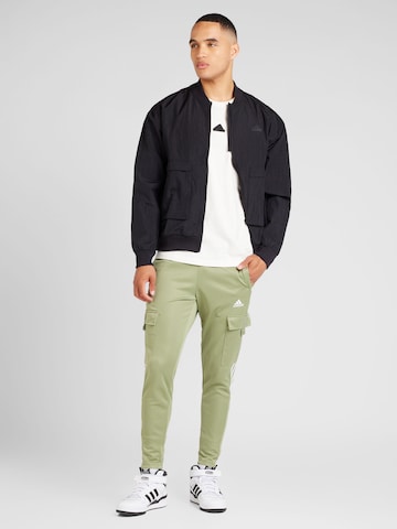 ADIDAS SPORTSWEAR Slim fit Sports trousers 'TIRO' in Green