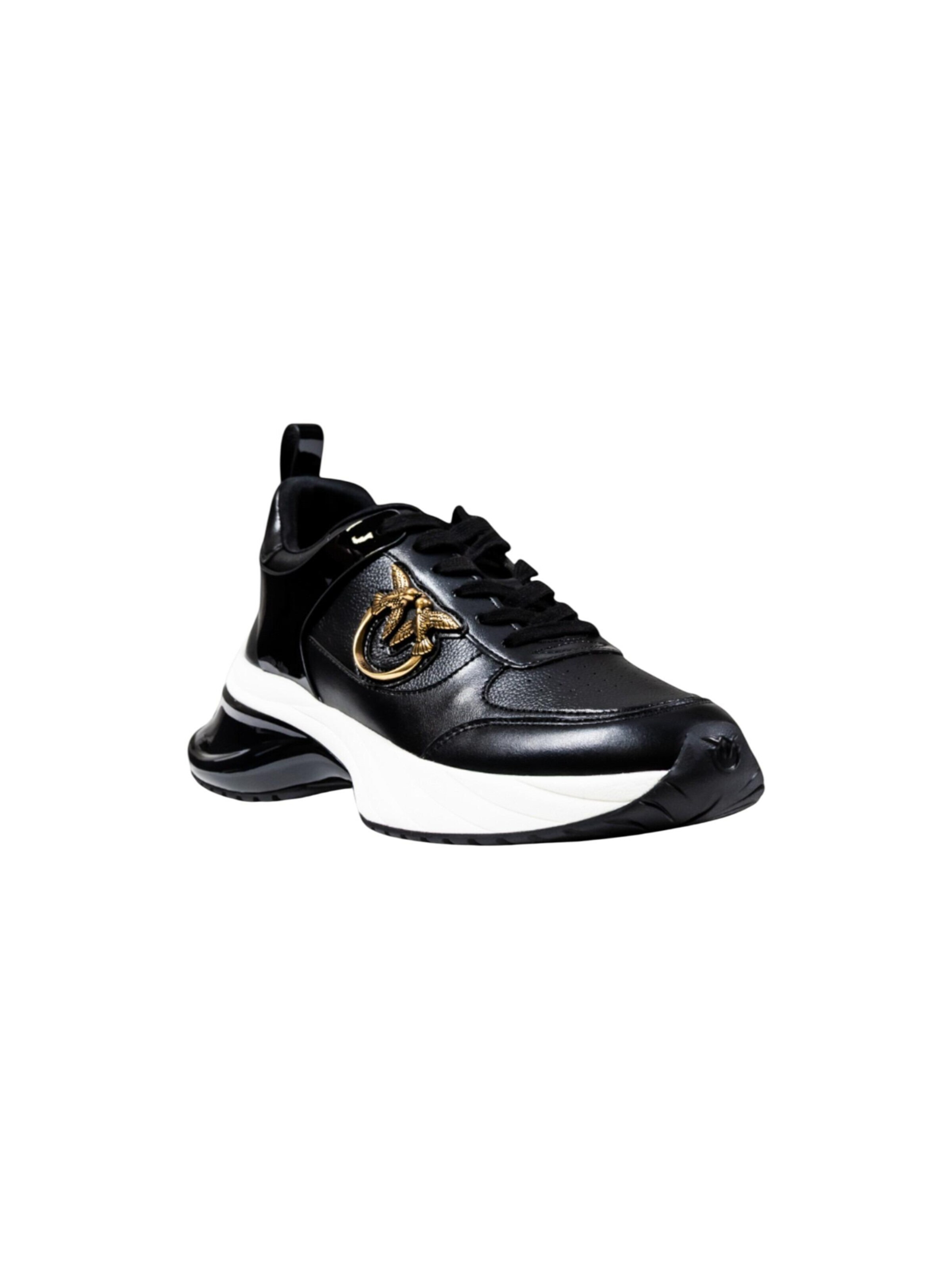 PINKO Låg sneaker 'ARIEL 02 - TUMBLED SS0027P025' i svart