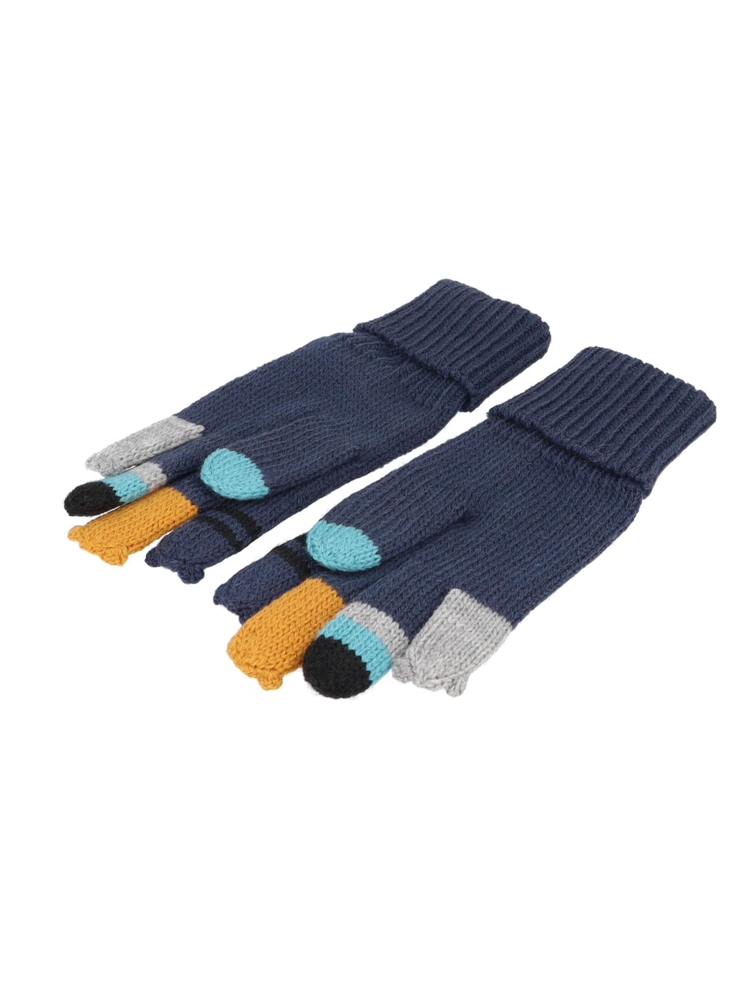 MAXIMO Handschuhe 'Mini-Fingerhandschuhe Tiergesicht'‌ in Grau