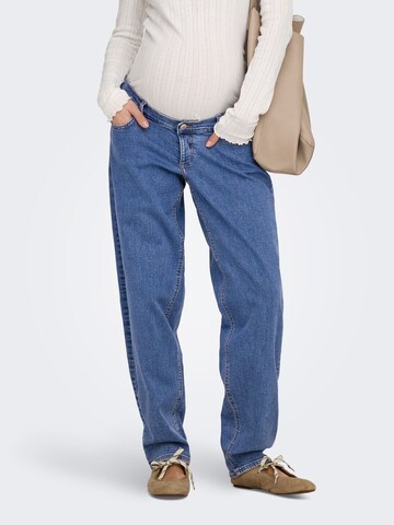 Only Maternity Regular Jeans 'OLMLuma' in Blue: front