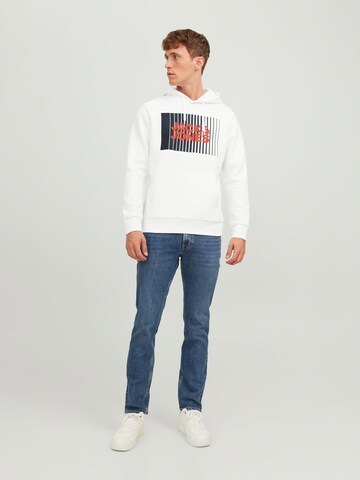 JACK & JONES Sweatshirt i vit