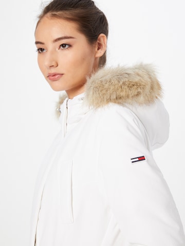 Tommy Jeans - Sobretudo de inverno em branco