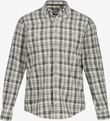 STHUGE Regular fit Button Up Shirt in Green: front