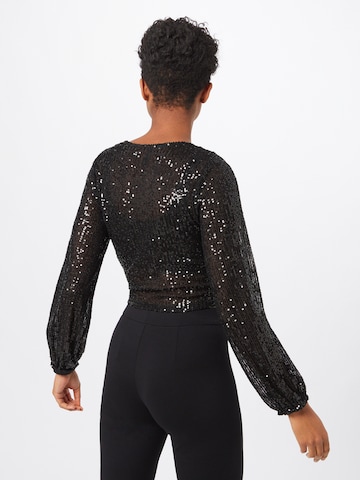 PIECES Blus 'PCDelphia' i svart