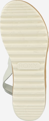 ROXY - Sandalias con hebilla 'HIMARI' en blanco