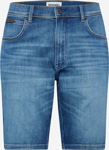 Regular Jeans 'TEXAS' de la WRANGLER pe albastru: față