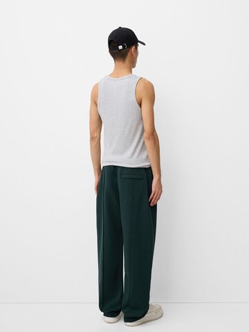 Bershka Wide leg Trousers in Green