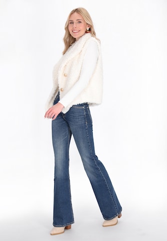 Gilet 'Fashion Look' IZIA en blanc