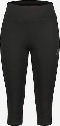 Rukka Skinny Spodnie sportowe 'Maakeski' w kolorze czarny: przód