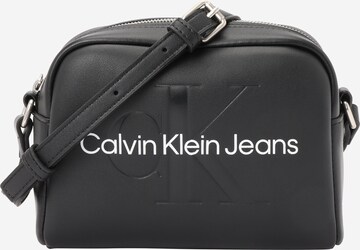 Calvin Klein Jeans Umhängetasche in Schwarz: predná strana
