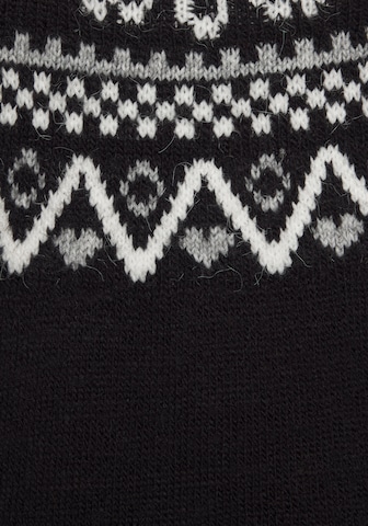 LASCANA Pullover in Schwarz