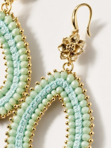 Alster Herz Earrings 'PAROS' in Green