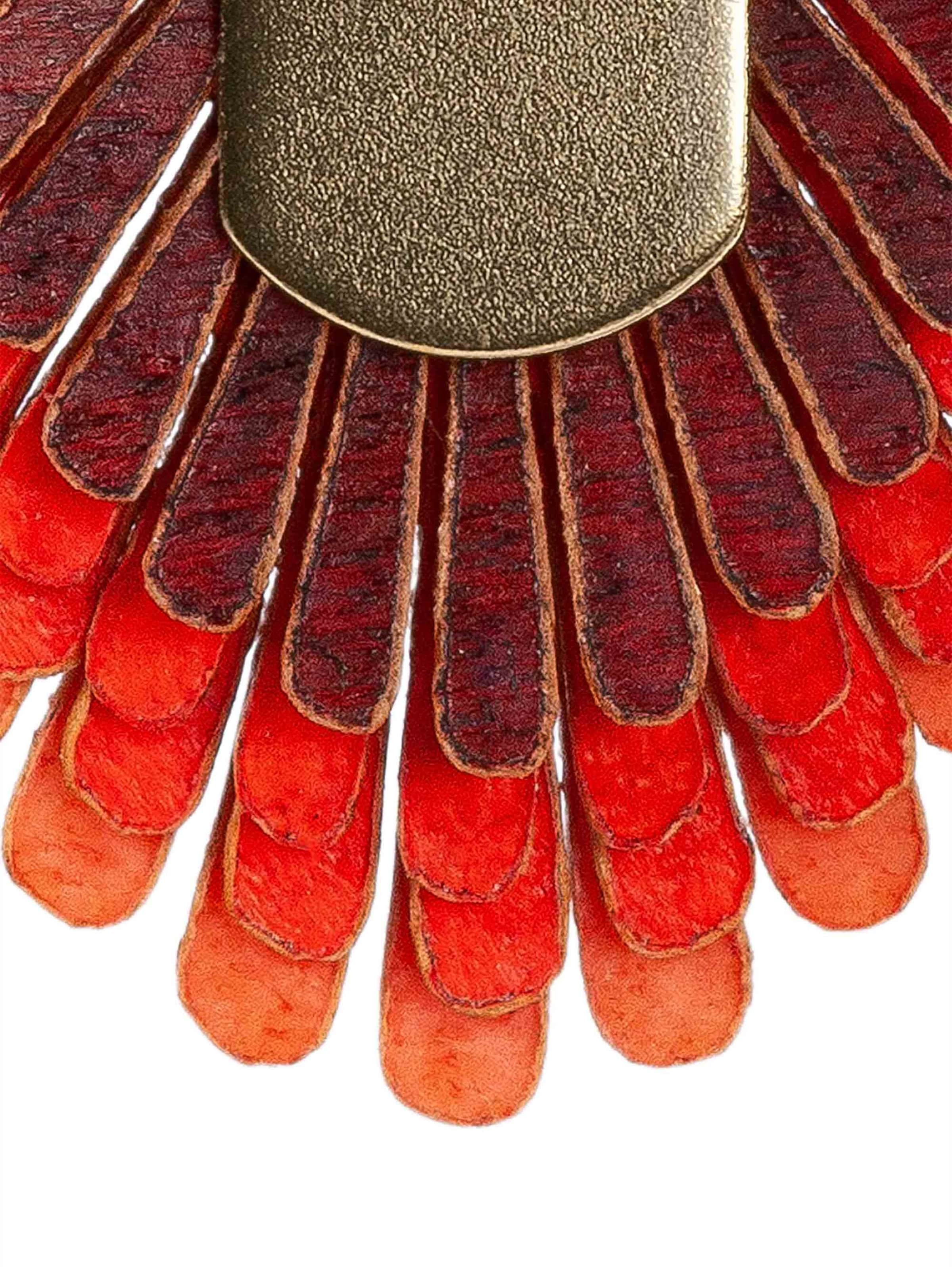 Gretchen Earrings 'Pam Pem' in Red