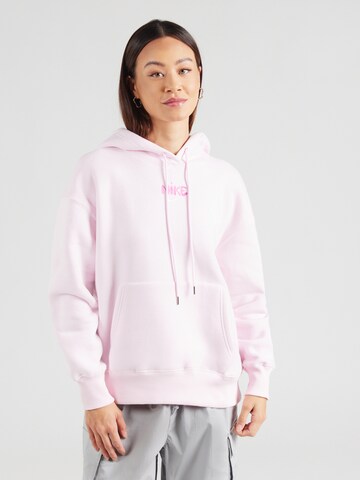 Nike Sportswear Sweatshirt 'PHNX FLC' in Roze: voorkant