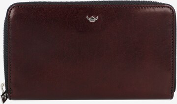 GOLDEN HEAD Wallet in Brown: front