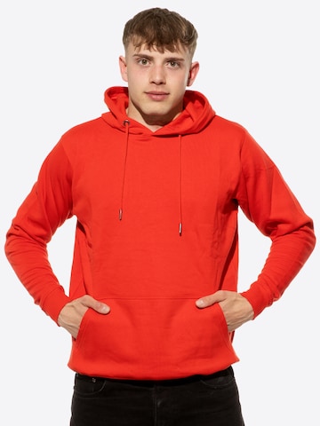Sweat-shirt Cotton Prime en rouge : devant