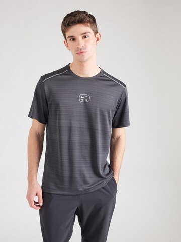 T-Shirt 'AIR' Nike Sportswear en gris : devant