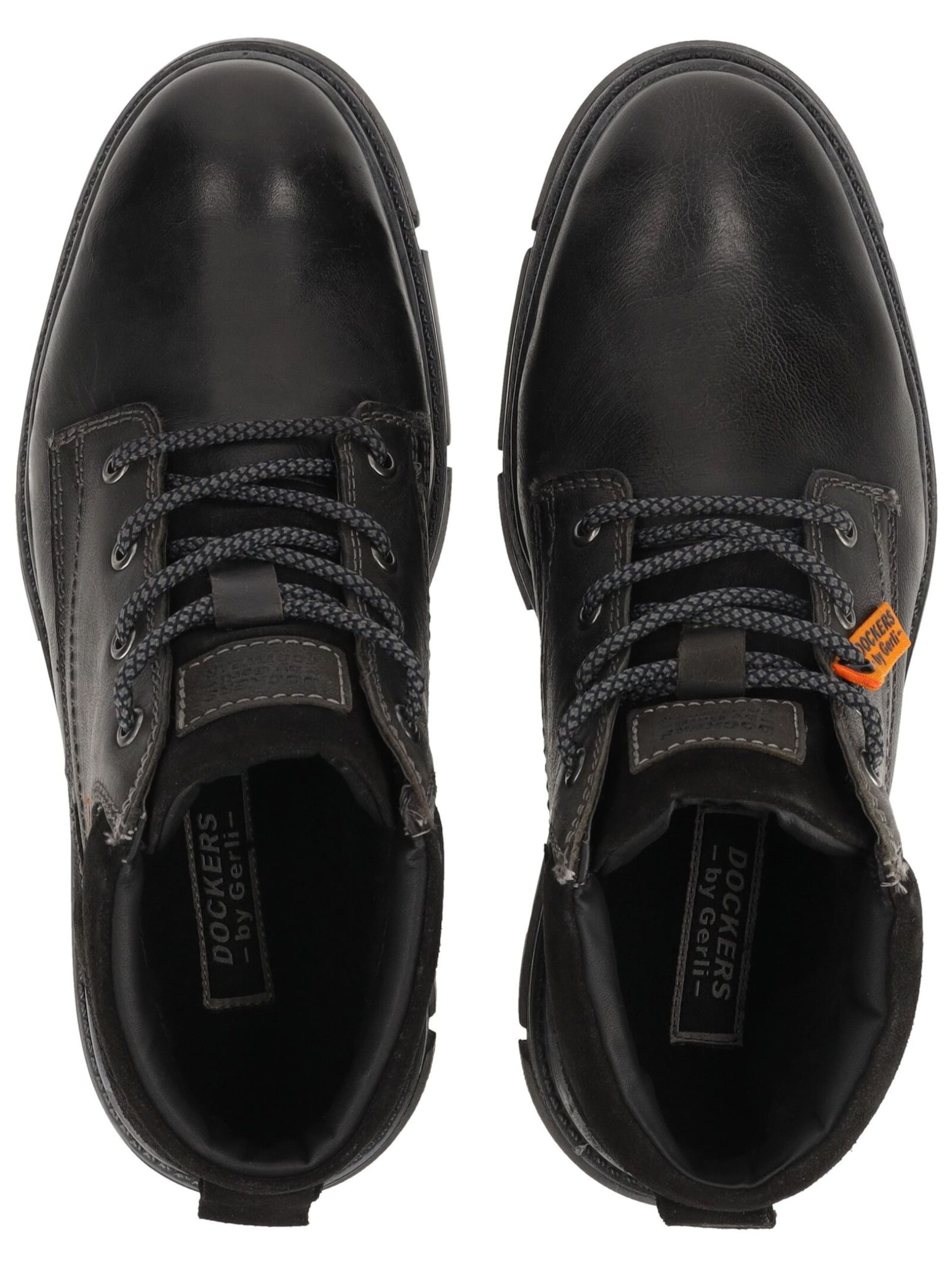 Boots stringati di Dockers by Gerli in nero