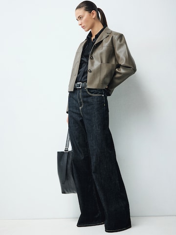 MANGO Övergångsjacka 'Sabi' i grön