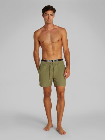 Shorts de bain 'Intense Power' Calvin Klein Swimwear en vert