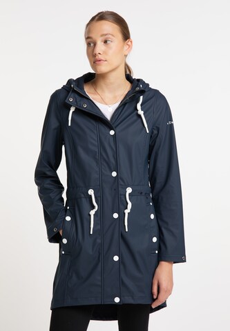 DreiMaster Maritim Between-seasons parka in Blue: front