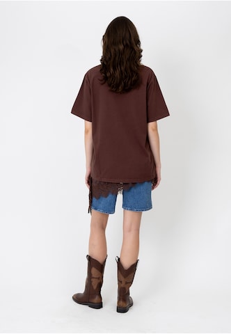 OH APRIL Shirt 'Cow' in Brown