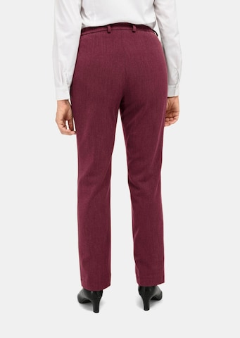 Goldner Regular Pantalon 'CARLA' in Rood