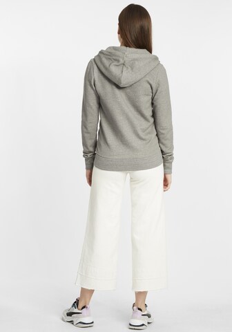 Oxmo Zip-Up Hoodie 'Celia' in Grey