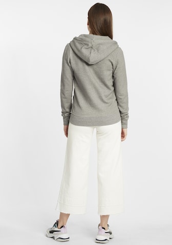 Oxmo Zip-Up Hoodie 'Celia' in Grey