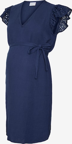 MAMALICIOUS Kleid 'JUANA' in Blau: predná strana