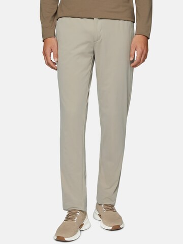 Regular Pantalon fonctionnel Boggi Milano en beige : devant