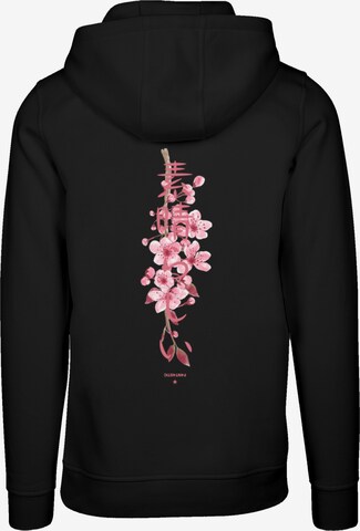 Sweat-shirt 'Cherry Blossom' F4NT4STIC en noir : devant