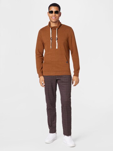 TOM TAILOR Sweatshirt in Braun