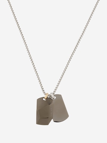 DIESEL Ketting 'Dog Tag' in Zilver