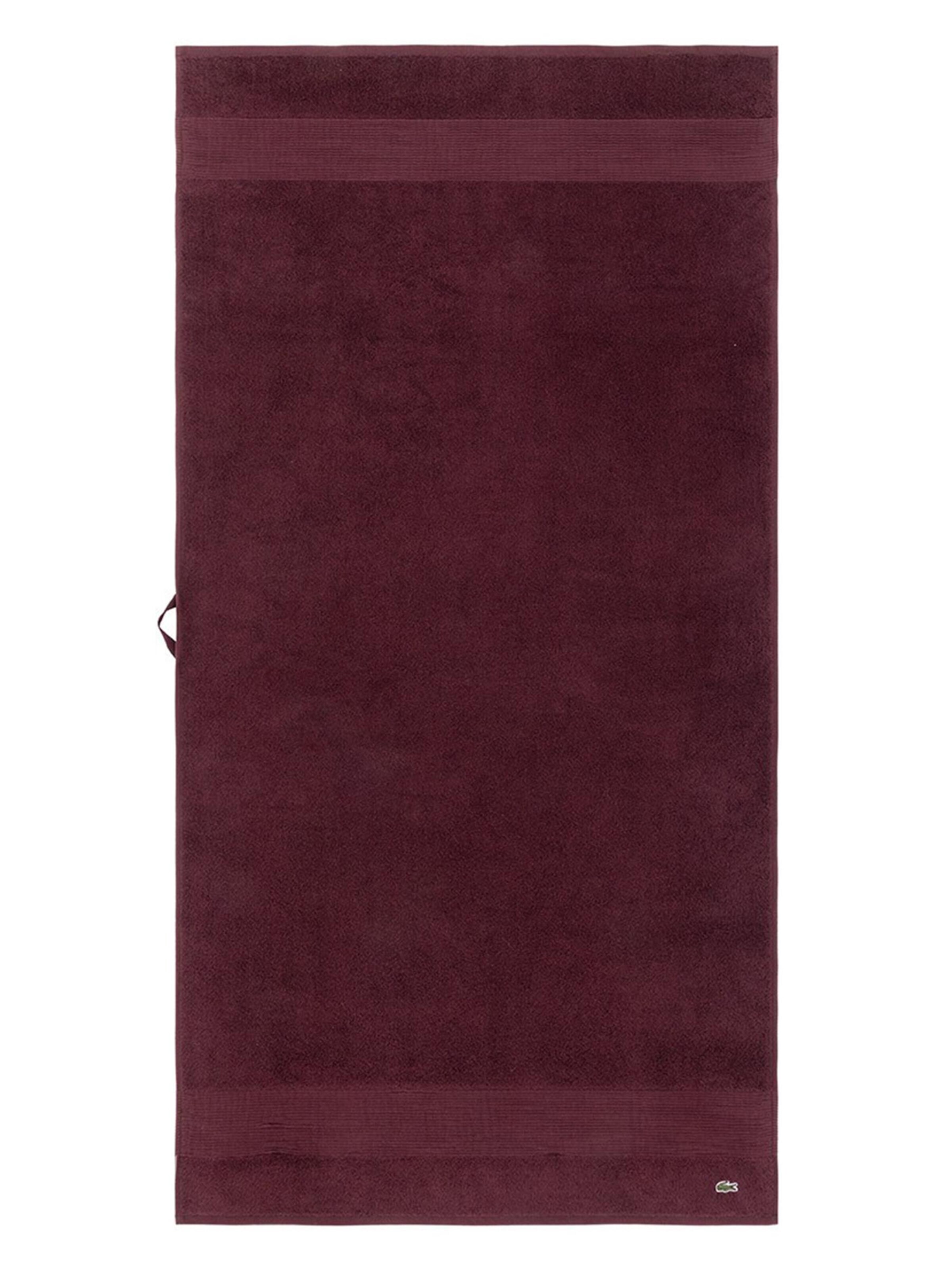 LACOSTE Handtuch 'LLECROCO'‌‌‌‌‌ in Rot: Vorderseite