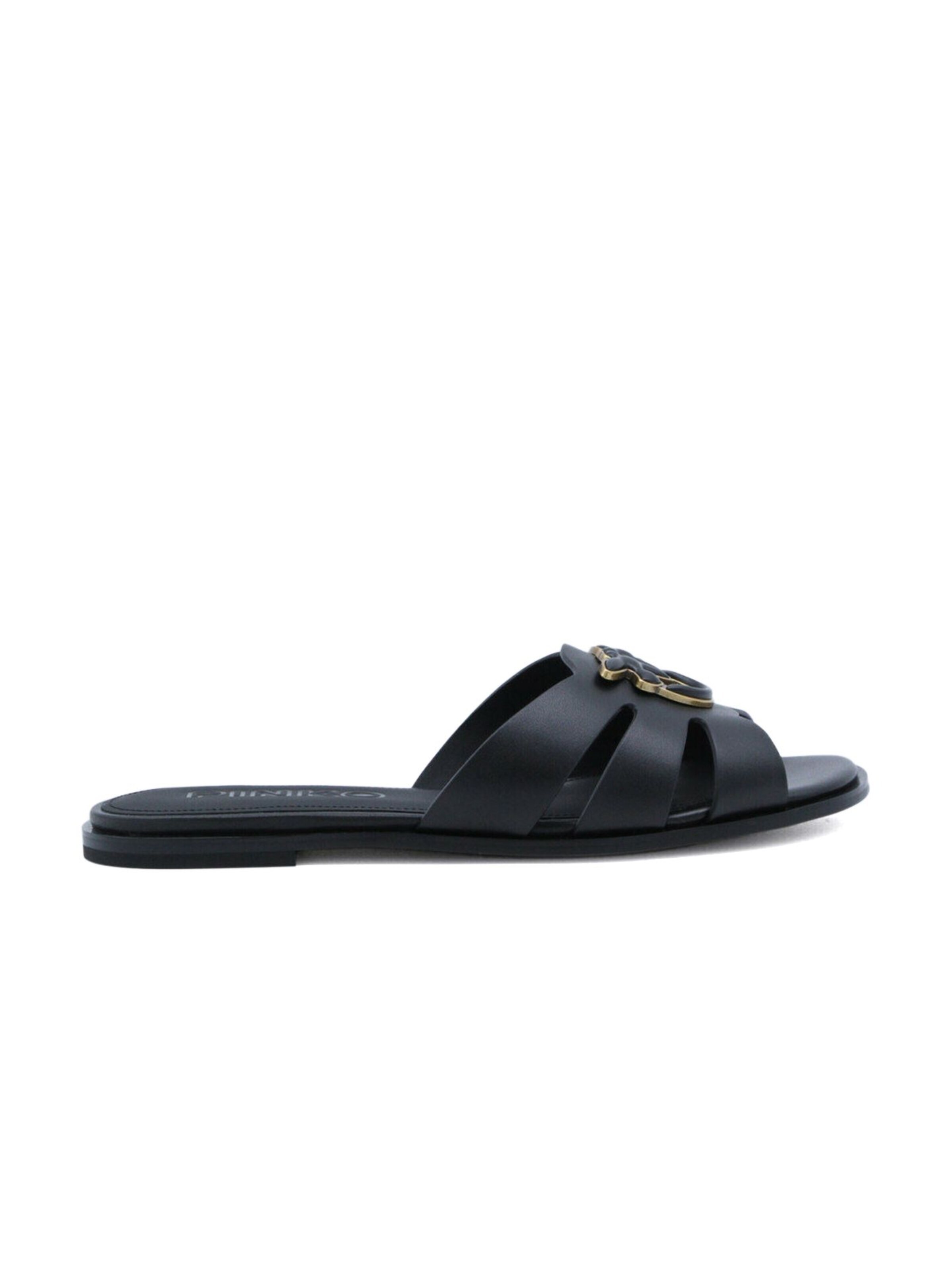 PINKO Mules 'Milly 04 - Slipper Calf Leather' in 38 in Black, Item view