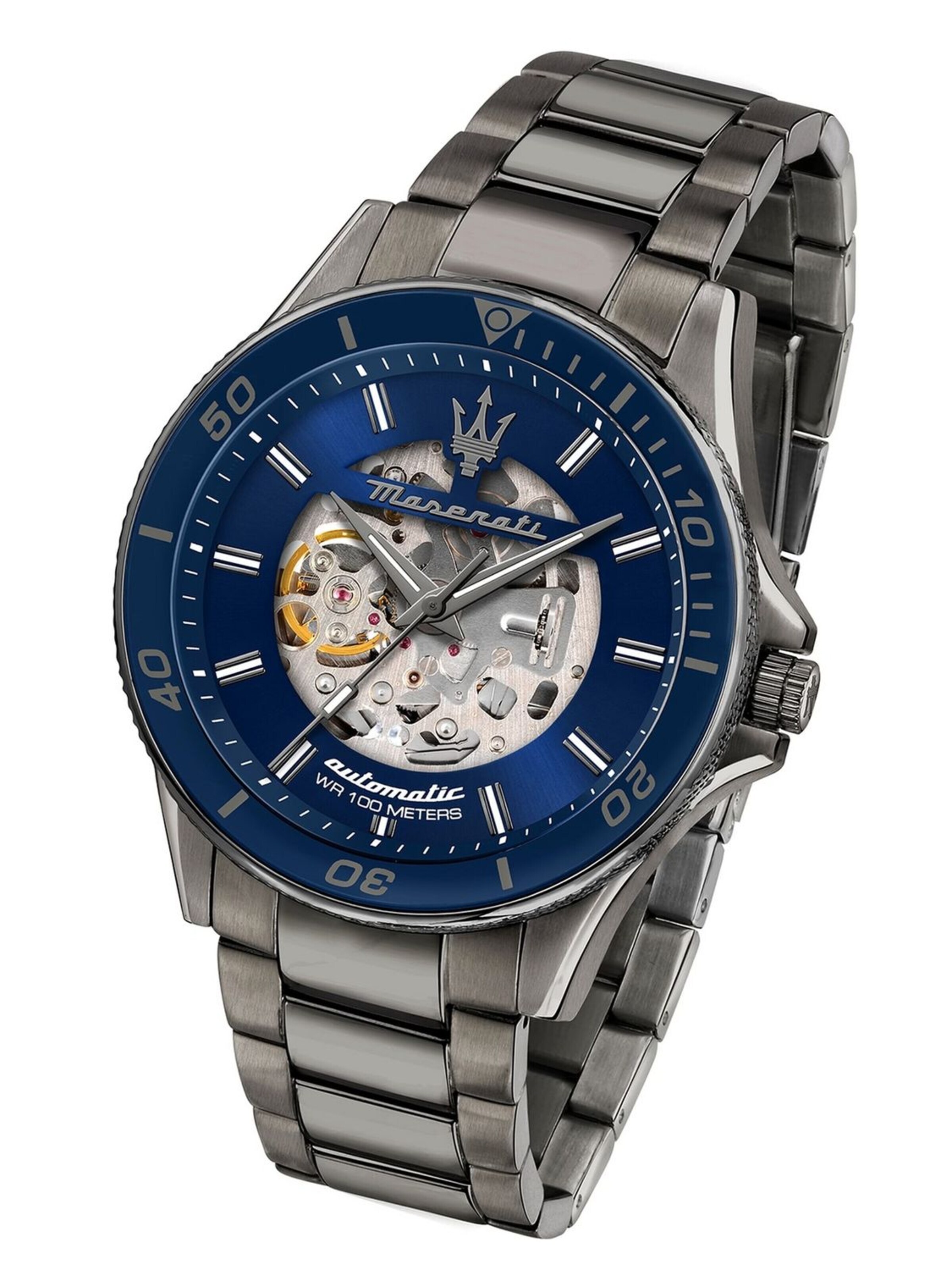 Maserati - Reloj analógico en gris: frente