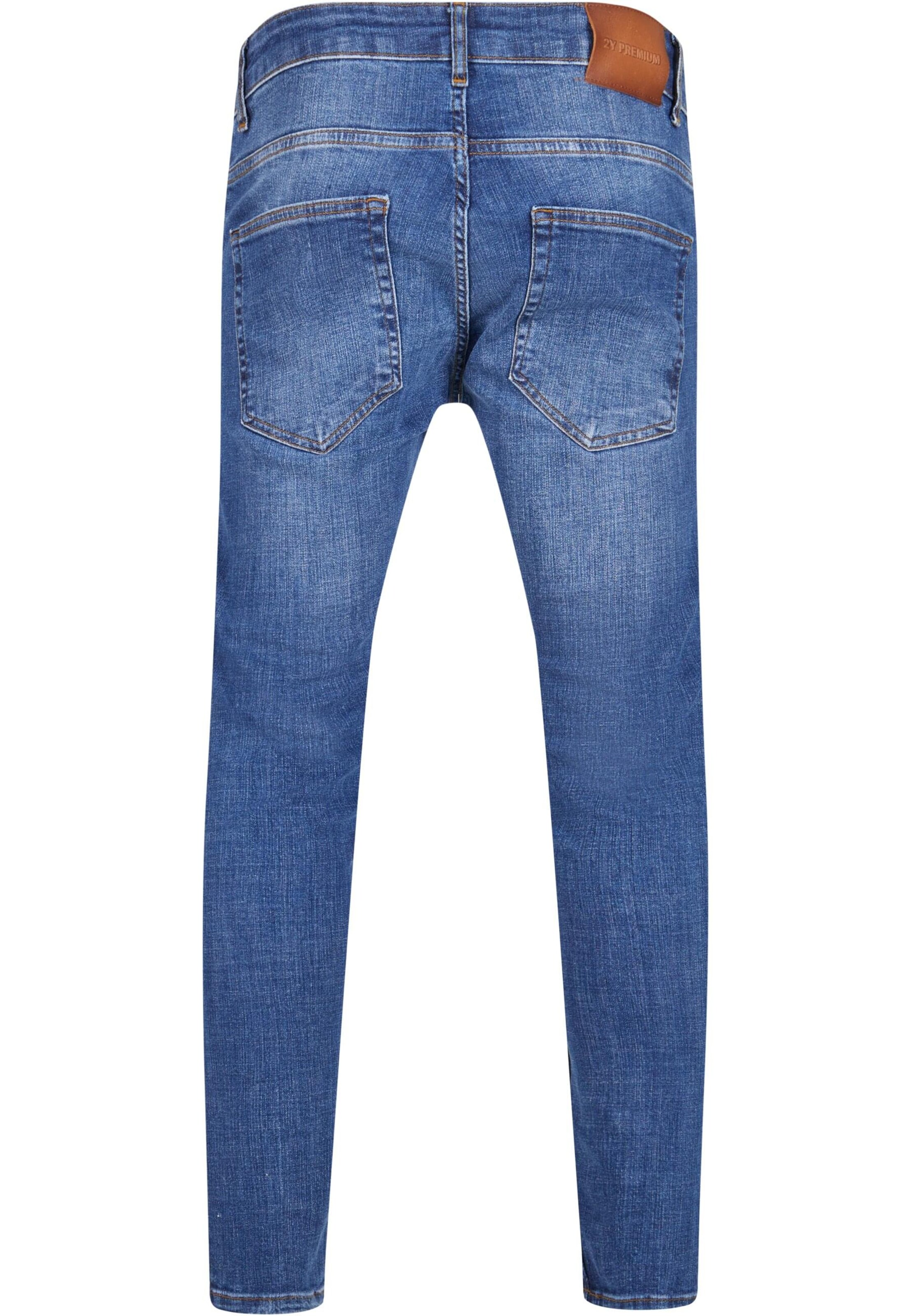 2Y Premium Skinny Jeans in Blauw