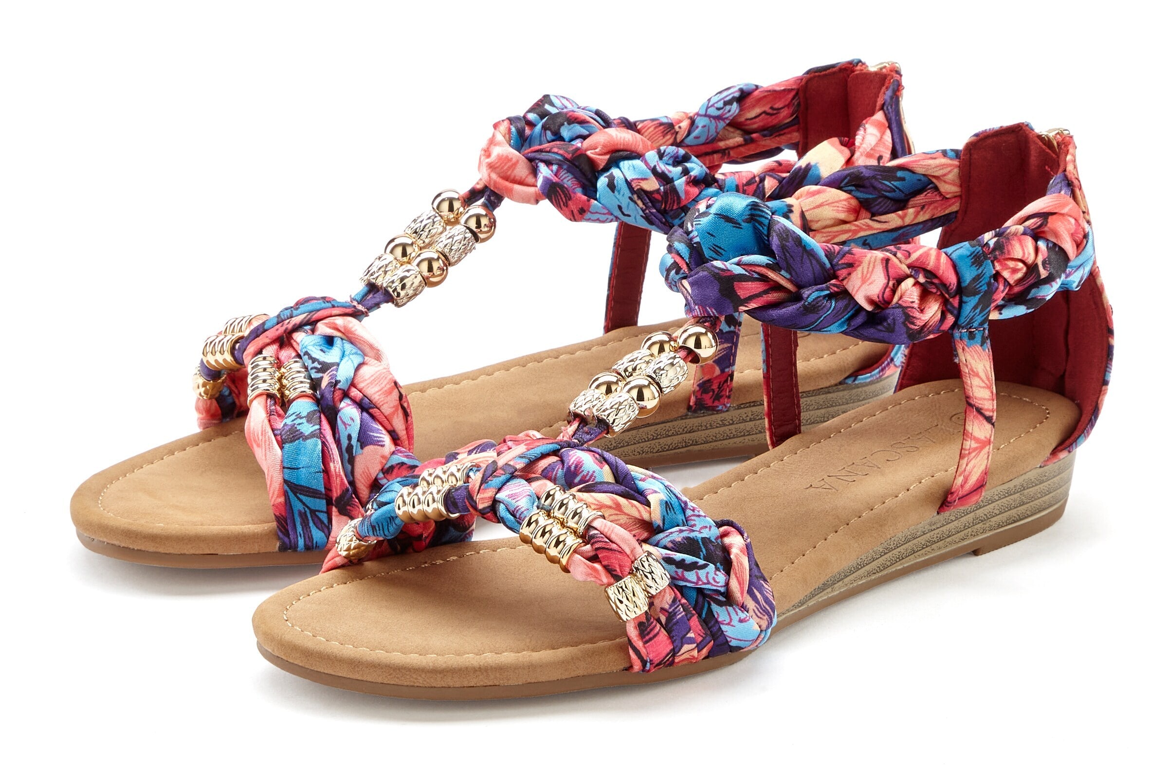 LASCANA Sandals in Mixed colors