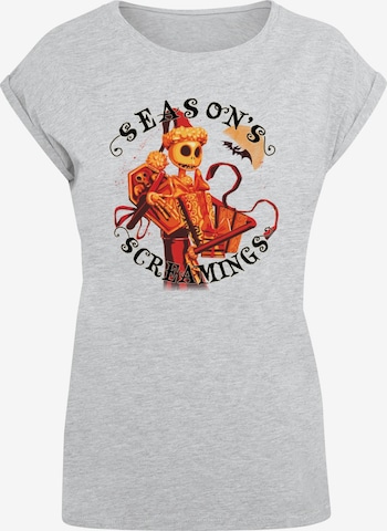 ABSOLUTE CULT T-Shirt 'The Nightmare Before Christmas - Seasons Screamings' in Grau: predná strana