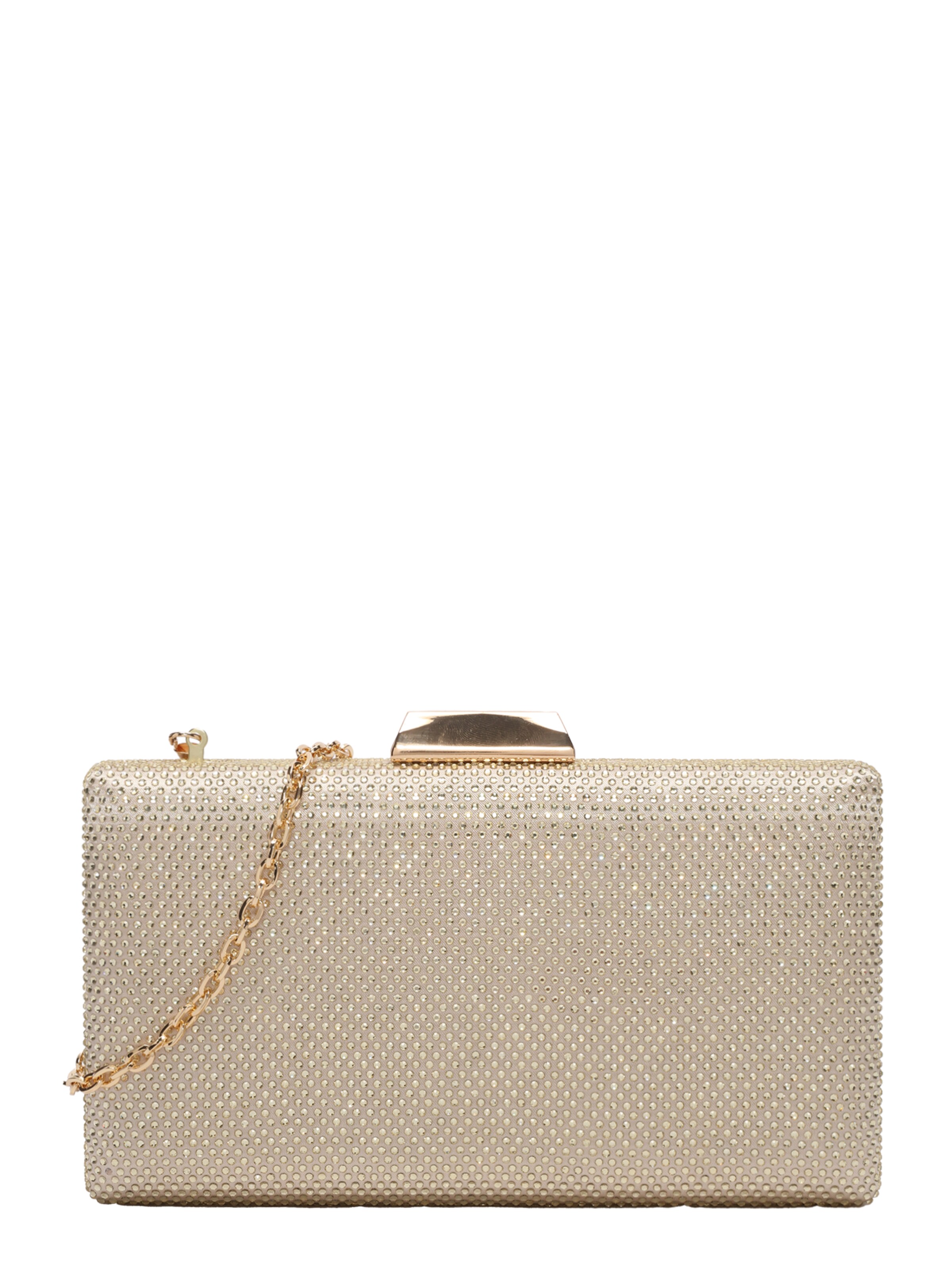 mascara Clutch in Gold