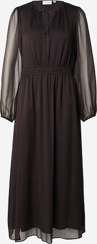 COMMA - Vestido en marrón: frente