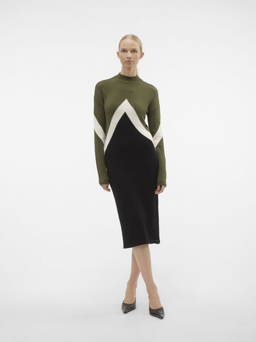 VERO MODA Strickkleid 'NANCY' in Grün