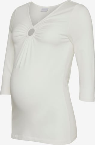 MAMALICIOUS Shirt in White: front